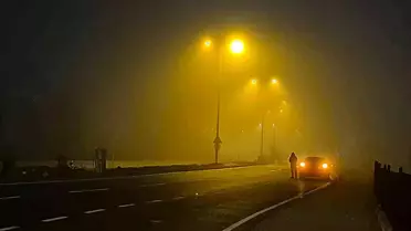 Bartın'da Yoğun Sis Etkili Oldu