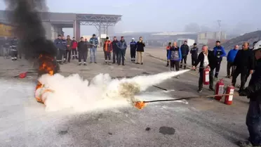 Başiskele Belediyesi'nden Yangın Farkındalık Eğitimi ve Tatbikat
