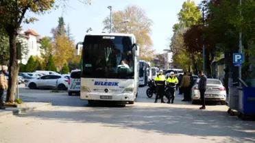 Bilecik'te Umre Uğurlama Trafik Kavgası
