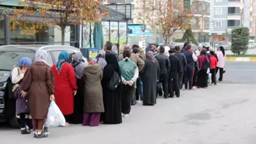 Çorum'da Hamsi Kuyruğu