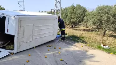 Hatay'da Minibüs Kazası: 2 Yaralı