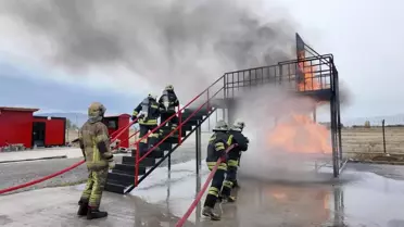 Erzincan'da Deprem Tatbikatı Gerçekleştirildi