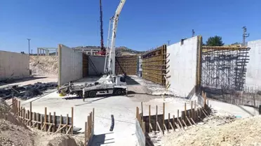 Gaziantep'te Çevreci Atıksu Arıtma Tesisi İlerliyor