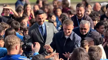 Futbolcu Kerem Aktürkoğlu Okulu Ziyaret Etti