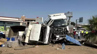 Mersin’de Zincirleme Kaza: 2 Yaralı