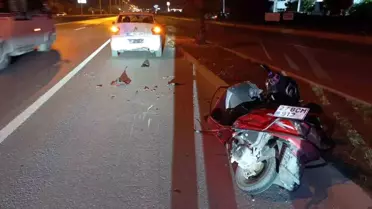 Antalya'da Motosiklet Kazası: Bir Yaralı