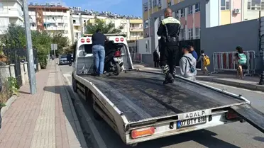 Küçük Yaşta Motosiklet Sürücüsüne Ceza
