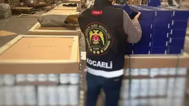Kocaeli'de Taklit Otomotiv Parçaları Operasyonu