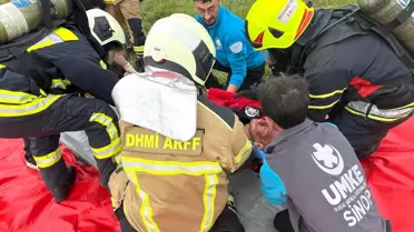 Sinop Havalimanı'nda Uçak Kazası Tatbikatı Gerçekleştirildi