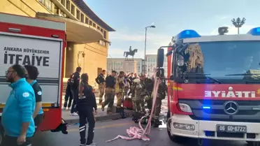 Ankara'da Yangın Söndürme Gazı Sızıntısı