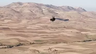Gercüş'te Yamaç Paraşütü Etkinliği Coşkusu