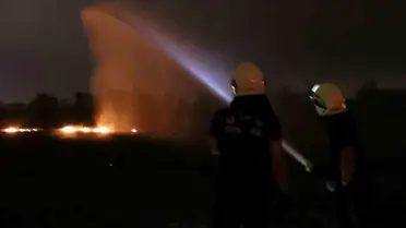 Akyazı'da Anız Yangını Kontrol Altına Alındı