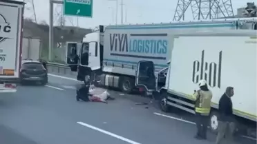 Arnavutköy'de Kazada 1 Ölü, 1 Yaralı