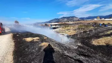 Bucak'ta Arazi Yangını Kontrol Altına Alındı