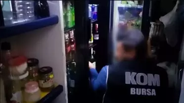 Bursa'da 227 Litre Sahte Alkol Ele Geçirildi