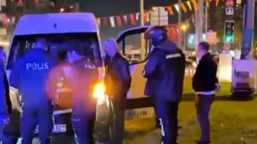 Bursa'da Servis Aracı Yayaya Çarptı