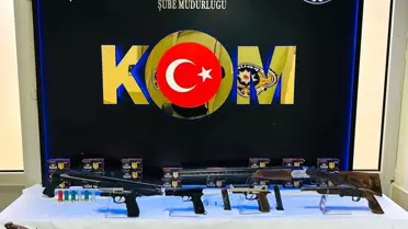 Denizli'de Kaçak Silah Operasyonu