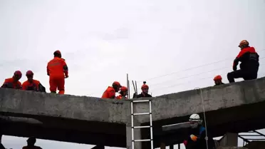 Erzincan'da Deprem Tatbikatı