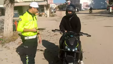 Gölbaşı'nda Motosiklet Denetimi