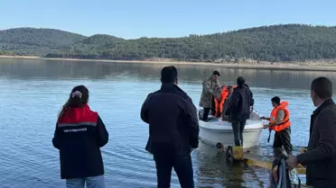 Seben'de Hayalet Ağa Takılan 500 Balık Kurtarıldı