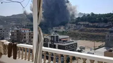 İsrail'in Sur Kentine Hava Saldırısı