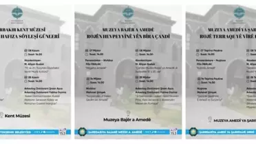 Diyarbakır Kent Müzesinde Kültürel Hafıza Söyleşileri Başlıyor