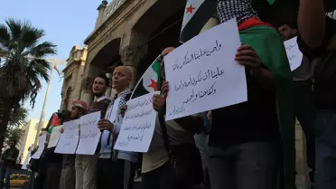 Şam'da Gazze ve Sudan İçin Dayanışma Gösterisi