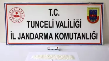 Tunceli'de Uyuşturucu Operasyonu: 205 Gram Metanfetamin Ele Geçirildi