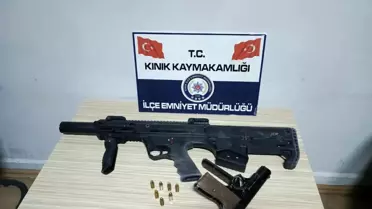 Kınık'ta Ruhsatsız Silah Operasyonu