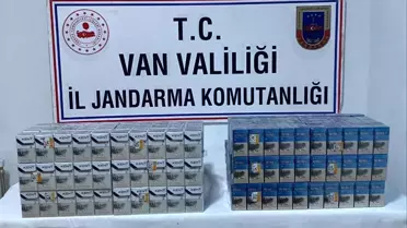 Van'da Kaçak Sigara ve Eşya Operasyonu