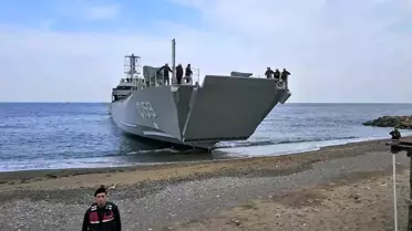 Yeni Tip Çıkarma Gemisi Ç-159 Test Edildi
