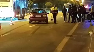 Çubuk'ta Yaya Kazası: Otomobil Çarptı