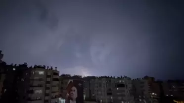 Kumluca'da Gök Gürültülü Sağanak