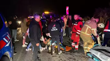 Bartın'da Motosiklet Kazası: Sürücü İtfaiye Tarafından Kurtarıldı