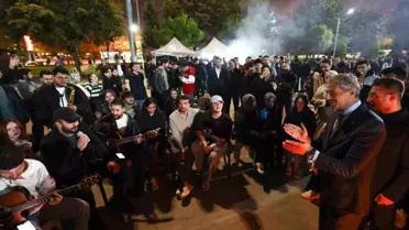 Başkan Alemdar ve Rektör Al, vize haftası öncesi öğrencilerle buluştu