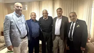 Beyağaç Belediye Başkanı, Altın Kemerli Başpehlivan Hüseyin Çokal'ı Ziyaret Etti