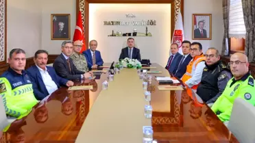 Bayburt'ta Trafik Güvenliği Toplantısı