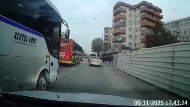 Bursa'da Yol Verme Tartışması Kaza Etti