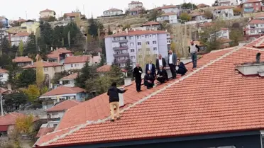 Çatıdaki Adamı Başkan İkna Etti