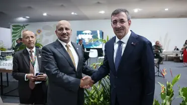 Cevdet Yılmaz COP30'da Temaslarda Bulundu