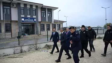 Edirne Valisi, Dr. Sadık Ahmet'in Ailesini Kabul Etti