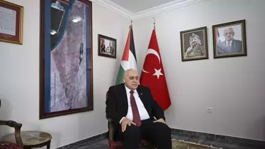 Filistin'in yeni Ankara Büyükelçisi Abu Jaish, Türkiye'nin ülkesinin en büyük destekçisi olduğunu söyledi Açıklaması