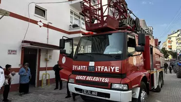 Gerze'de Yangın: Dumandan Etkilenen Hastaneye Kaldırıldı