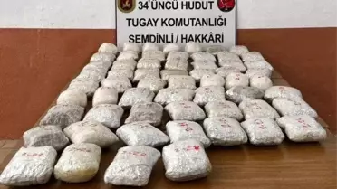 Şemdinli'de 32 Kilo Uyuşturucu Ele Geçirildi