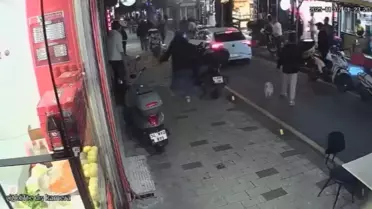 Şişli'de Cip Motosiklete Çarptı, Sürücü Yaralandı