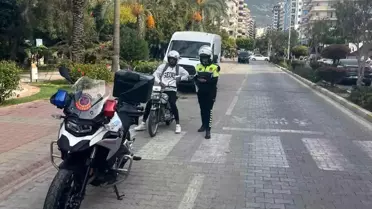 Antalya'da Şok Motosiklet Denetimi