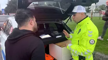 Kapaklı'da Emniyet Şeridi Denetimi