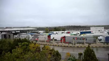 Kapıkule Sınır Kapısı'nda Tır Geçişinde Rekor