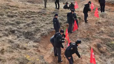 Kırşehir emniyeti şehitler adına 500 fidan dikti