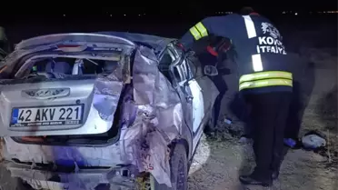 Kadınhanı'nda Trafik Kazası: 1 Ölü, 3 Yaralı